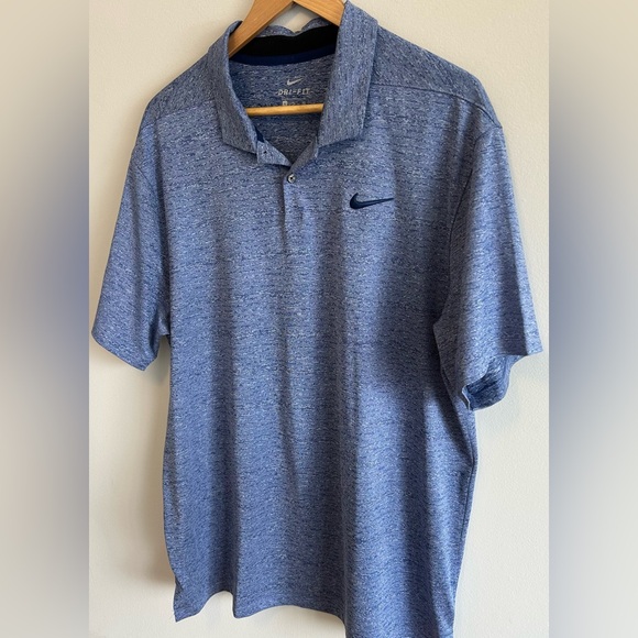 Nike Golf Dri-Fit Polo Shirt XL Vapor Heather Embroidered Swoosh Logo Like New - Picture 3 of 8